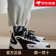 耐克（NIKE）Zoom 2K 黑白熊貓鞋厚底氣墊緩震復古老爹鞋男女情侶運動(dòng)休閑鞋 AO0269-101黑白男子 44.5