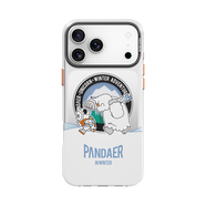 魅族（meizu）PANDAER 獨角獸 妙磁抗菌手機殼 適用于iPhone 17 Pro Max 雪人大冒險 大孔設計 IML印刷 全包防摔
