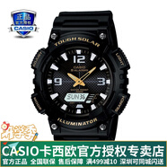 卡西歐（CASIO） 男表女表卡西歐手表男女情侶表學(xué)生時(shí)尚運動(dòng)表太陽(yáng)能雙顯電子表 太陽(yáng)能：AQ-S810W-1B黑戰士