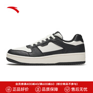 安踏（ANTA）破繭丨男鞋板鞋季厚底增高休閑鞋經(jīng)典運(yùn)動(dòng)小白鞋112448010 象牙白/基礎(chǔ)黑-2 39