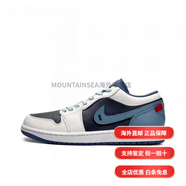 耐克（NIKE）球鞋定制JordanAJ1板鞋潮流簡(jiǎn)約魅影AWG高街復古籃球鞋男款紫黑白 (Team285-男款純凈海岸 43 支持鑒定 假一賠十