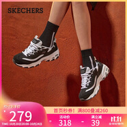 斯凱奇（Skechers）女鞋秋季厚底老爹鞋百搭熊貓鞋軟底舒適外穿休閑運(yùn)動(dòng)鞋11959