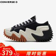 匡威（Converse）RunStarHike 黑白熊貓 高幫厚底增高帆布運動鞋情侶休閑鞋男女鞋 172895C 黑色 40 /7