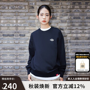 dickies經(jīng)典款簡約百搭衛(wèi)衣  男女同款美式休閑圓領(lǐng)衛(wèi)衣 DK0A884D Y 黑色 L