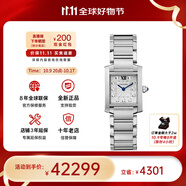 卡地亞（CARTIER ）TANK坦克系列石英機(jī)芯女士腕表 25x20mmWE110006