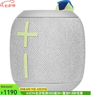 羅技（Logitech） UE WONDERBOOM 3 便攜式藍(lán)牙音箱戶外音響IP67防水22新款 灰色Joyous Brights Gray