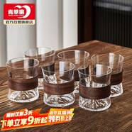 青蘋果耐高溫玻璃杯 新中式喝水杯子套裝家用客廳待客輕奢泡茶杯