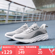 361°361 男鞋運動(dòng)鞋2021冬季新款輕便透氣跑鞋黑色休閑鞋子減震跑步鞋 環(huán)?；?深鐵灰 42