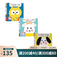 英文原版 Peekaboo 大嘴鳥躲貓貓系列 紙板書操作書 0-3歲 邊玩邊學 機關操作游戲書 Nosy Crow 綠山墻 【Baby Faces】Little 系列 3冊 綠山墻圖書
