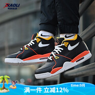 耐克（NIKE）籃球鞋男子春季低幫保羅喬治4代網(wǎng)面透氣休閑輕便耐磨緩震運動鞋 DD1171-001/RAYGUNS 黑/白/閃橙 43