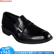 斯凱奇（Skechers）男鞋休閑鞋皮鞋工裝鞋64611 BLACK-77046  20 11.5/45.5