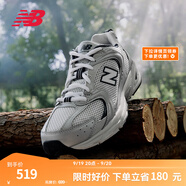 NEW BALANCE NB530官方老爹鞋男鞋女鞋情侶復(fù)古網(wǎng)鞋夏季透氣網(wǎng)面運(yùn)動(dòng)休閑鞋 米白/金屬銀MR530KA 建議拍小半碼 36 (腳長22cm尺碼詳詢客服)