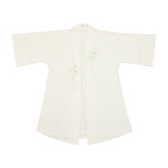 漢尚華蓮漢服云端青波宋制改良對襟長(cháng)衫馬面裙混搭套裝早春女 云端青波-直領(lǐng)對襟長(cháng)衫 L