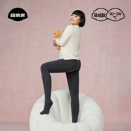 菇娘家灰色打底褲保暖連褲襪女秋冬加絨格雷褲光腿神器可外穿顯瘦大碼