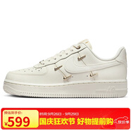 耐克NIKE板鞋女空軍一號 AIR FORCE 1運動鞋F(xiàn)V3654-111帆白38.5