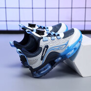 江博士【商超同款】斷碼男童鞋2025新款春秋兒童皮面老爹鞋中大童男 【江博士同款】601灰藍皮面 35