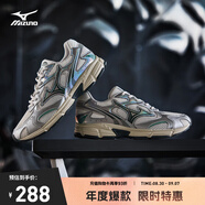 美津濃（MIZUNO）男女復(fù)古跑步運(yùn)動鞋 緩震耐磨 多層次拼接 SPEED 2K