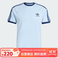 阿迪達斯 （adidas）三葉草 男女款 3-STRIPES TEE短袖JN7018 M