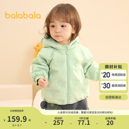 巴拉巴拉童裝寶寶羽絨服男童女童連帽外套2025冬裝小熊上衣萌209425107204