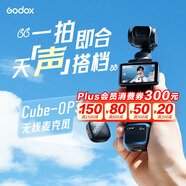 神牛Cube-C Kit2無線領(lǐng)夾麥克風(fēng)戶外采訪vlog直播錄音降噪聲卡MiNi紐扣麥克風(fēng)【白色款一拖二】