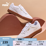彪馬（PUMA）經(jīng)典復古透氣小白鞋男女百搭休閑板鞋運動鞋CAVEN 380810 白-白-金色-樹膠色-14 41