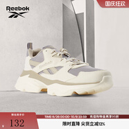 Reebok銳步官方夏季男女BRIDGE 4復(fù)古百搭泡芙運(yùn)動(dòng)休閑老爹鞋跑步鞋 DV8339 37.5