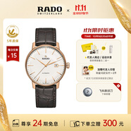 雷達（RADO）瑞士手表晶璨系列男士機械表皮帶商務簡約