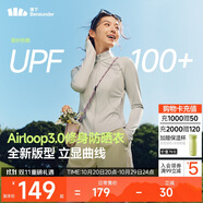 蕉下（beneunder）防曬衣女防紫外線外套短款辣妹立領修身AL819淺炭灰L