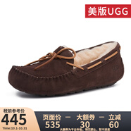 UGG【斷碼清貨JD物流】美版男鞋休閑鞋低幫舒適保暖1003390 2代奧森 ESP-深咖啡色 43