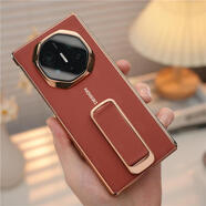 華為（HUAWEI）【品質(zhì)原裝】適用腕帶支架手機殼二合一新款商務(wù)Matex5三折疊保護 【瑞紅色】腕帶支架 華為_(kāi)Mate_XT