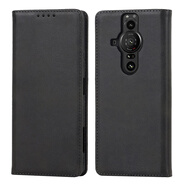 SONY SE適配索尼Xperiaproi手機(jī)殼索尼XQ-BE72磁吸翻蓋小牛皮套插卡錢包韓拆機(jī) <濤小牛皮套 黑色>X PRO I 索尼其他型號(hào)