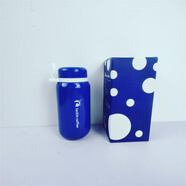 瑞幸保溫杯馬克杯經(jīng)典款亮光白陶瓷杯創(chuàng  )意潮流情侶杯茶杯咖啡杯 瑞幸 瑞幸提耳杯*藍色300ml