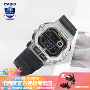 卡西歐（CASIO） 男表女表卡西歐手表男女情侶表學(xué)生時尚運動表太陽能雙顯電子表 WS-1400H-1BVPF小銀黑方塊