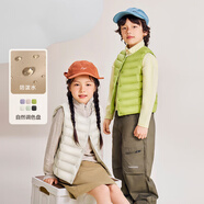 雪中飛秋冬新款時(shí)尚休閑兒童羽絨馬甲春秋款可愛(ài)活力簡(jiǎn)約輕薄羽絨服