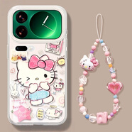 權速適用小米17手機殼的17pro新款系列米promax透明保護套限定版mi十七專(zhuān)用軟硅膠西高地高級感外殼 【HelloKitty+手鏈】透明軟殼+全包鏡頭 小米 17 Pro