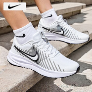 耐克（NIKE）網(wǎng)面鞋男鞋 25秋季新款運動鞋時尚休閑鞋透氣訓練鞋減震跑步鞋男 102-白色黑勾/曬圖退10 40.5 （內長255mm）
