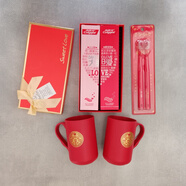 高露潔（Colgate）大膽愛(ài) 結婚情人節禮物 2支禮盒裝 代寫(xiě)賀卡 260g 牙膏禮盒+牙刷+水杯(送手提袋