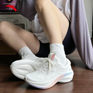 安踏葉子5 女鞋跑步鞋秋冬季新款軟底輕質(zhì)網(wǎng)面透氣運動(dòng)鞋情人節禮物 【熱賣(mài)推薦葉子5薄網(wǎng)】象牙白-6 38