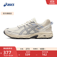 亞瑟士ASICS跑步鞋女鞋網(wǎng)面透氣運(yùn)動(dòng)鞋越野跑鞋 GEL-VENTURE 6 白色/灰色 35.5