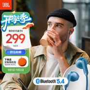 JBL TUNE 235BT 半入耳式 頸掛式藍牙耳機 防水設計 免提通話(huà) 超長(cháng)續航快充 藍色 七夕情人節禮物