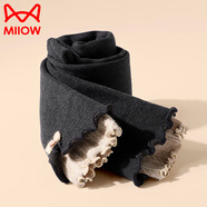 貓人女童打底褲加絨加厚外穿秋冬季寶寶一體絨兒童春秋保暖長(cháng)褲子 糖果蝴蝶結深灰（加絨加厚） 5-7歲 140 【建議身高130-140cm】