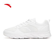 安踏（ANTA）跑步鞋網(wǎng)面透氣運動(dòng)休閑跑步鞋子運動(dòng)鞋 安踏白/霧灰-2 40