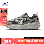 美津濃（MIZUNO）復(fù)古透氣輕量男女跑步鞋跑鞋運(yùn)動鞋 ASTRO LS 03/木炭黑 42.5