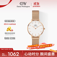 丹尼爾惠靈頓（DanielWellington）DW手表女 簡約歐美表鋼帶石英女士手表生日禮物送女友DW00100219
