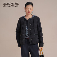 云思木想Ysimo-X摩登國風(fēng)2025冬季排骨短款輕薄羽絨服女款13371 深灰色 S