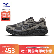 美津濃（MIZUNO）復古透氣輕量男女跑步鞋跑鞋運動(dòng)鞋 ASTRO LS 02/細條灰   42   