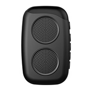 DOSS阿希莫藍牙音響戶(hù)外跑步便攜式迷你小音箱可插卡收音機隨身聽(tīng) 黑色【送耳機+保護袋+掛繩】 套餐三 8G卡+1000首經(jīng)典老歌+讀卡器