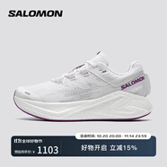 薩洛蒙（Salomon）男款 城市輕戶外輕量舒適透氣減震回彈跑步運動鞋 AERO GLIDE 3 白色 477565 43 (UK9丨 43 1/ 3)