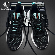 中國喬丹男鞋跑步鞋2025秋季新款減震專(zhuān)業(yè)競速跑鞋男士網(wǎng)面透氣運動(dòng)鞋 黑色/寧靜藍 39