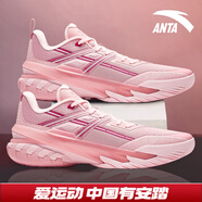 安踏KT3 team｜籃球鞋男秋冬季湯普森防滑減震男戶(hù)外實(shí)戰比賽運動(dòng)鞋子 【空域6】腮紅粉/靚麗紅-4 42